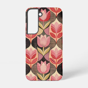 Funda Para Samsung Galaxy S22 Pink Tulips