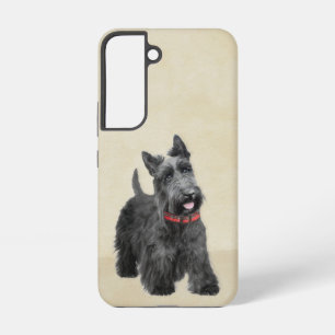 Funda Para Samsung Galaxy S22 Pintado Terrier Escocés - Arte Perro Original