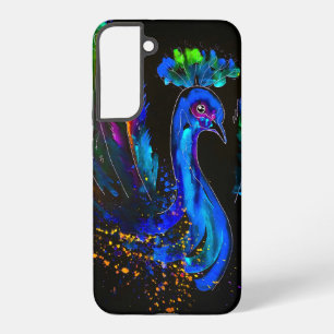 Funda Para Samsung Galaxy S22+ Pintado Whimsical Peacock