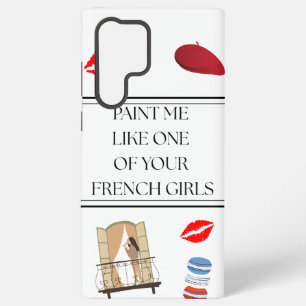 Funda Para Samsung Galaxy S22 Ultra Pintame Como Una De Tus Chicas Francesas - Estétic