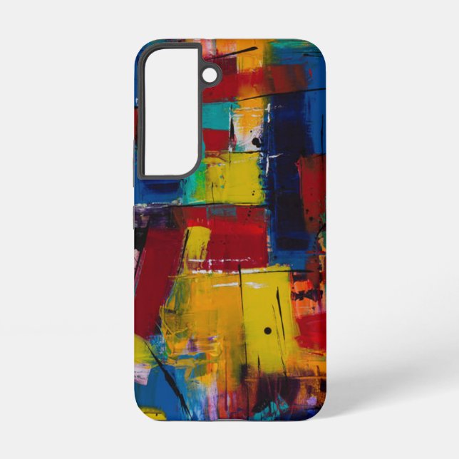 Funda Para Samsung Galaxy Pintura abstracta (Reverso )