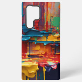 Funda Para Samsung Galaxy S22 Ultra Pintura abstracta moderna Estuche de teléfono