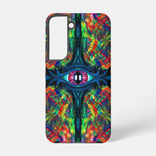 Funda Para Samsung Galaxy S22 Pintura al óleo surrealista retorcida y alucinante