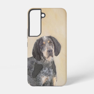 Funda Para Samsung Galaxy S22 Pintura de Bluetick Coonhound - Arte original de p