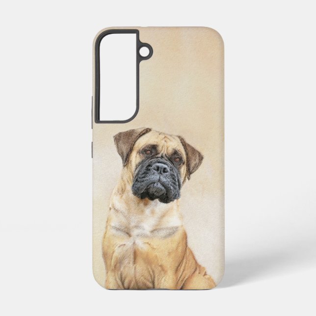 Funda Para Samsung Galaxy Pintura de Bullmastiff - Arte de Perro Original. (Reverso )