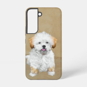 Funda Para Samsung Galaxy S22 Pintura de cachorro de Aprenta Lhasa - Arte de Per