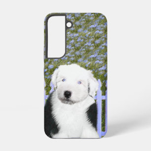 Funda Para Samsung Galaxy S22 Pintura de cachorro de Old English Sheepdog - Arte