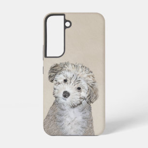 Funda Para Samsung Galaxy S22 Pintura de cachorro Havanés - Arte de perro origin