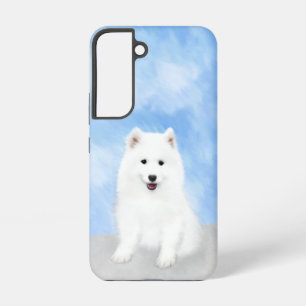 Funda Para Samsung Galaxy S22 Pintura de cachorro Samoyedo - Arte de perro origi