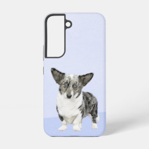 Funda Para Samsung Galaxy S22 Pintura de Cardigan Welsh Corgi - Arte de Perro Or