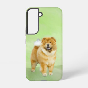 Funda Para Samsung Galaxy S22 Pintura de Chow Chow - Arte Perro Original.