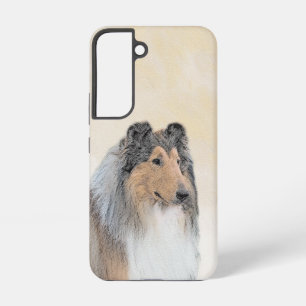 Funda Para Samsung Galaxy S22 Pintura de Collie (Rough) - Arte de Perro Original