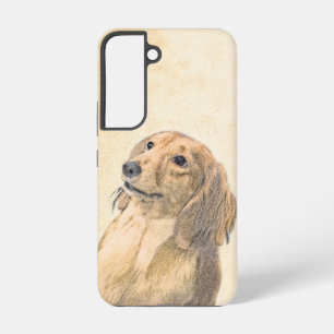 Funda Para Samsung Galaxy S22 Pintura de Dachshund (de pelo largo) - Arte origin