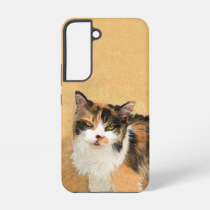 Funda Para Samsung Galaxy S22 Pintura de gato calico - Arte de gato original lin