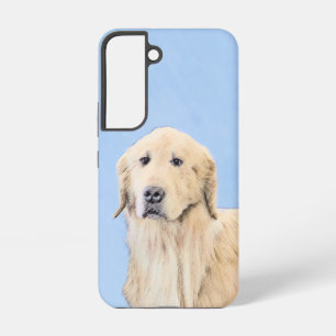 Funda Para Samsung Galaxy S22 Pintura de Golden Retriever - Cute original Dog Ar