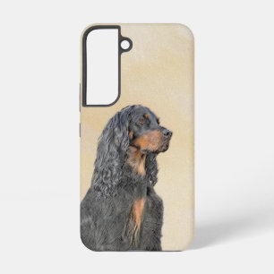 Funda Para Samsung Galaxy S22 Pintura de Gordon Setter - Arte original de perro 
