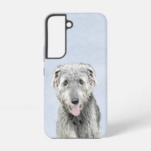 Funda Para Samsung Galaxy S22 Pintura de Irish Wolfhound - Arte de perro origina
