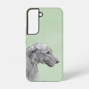 Funda Para Samsung Galaxy S22 Pintura de Irish Wolfhound - Arte de perro origina