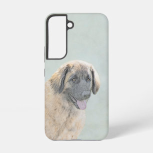 Funda Para Samsung Galaxy S22 Pintura de Leonberger - Arte de Perro Original.