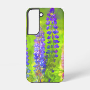 Funda Para Samsung Galaxy S22 Pintura de Lupino - Arte de Flor Original