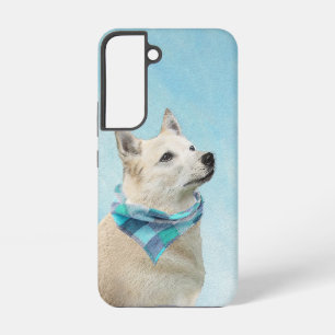 Funda Para Samsung Galaxy S22 Pintura de Norwegian Buhund - Arte de Perro Origin