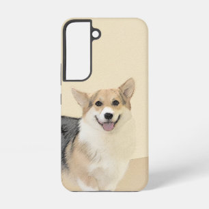 Funda Para Samsung Galaxy S22 Pintura de Pembroke Welsh Corgi - Arte de Perro Or