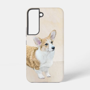 Funda Para Samsung Galaxy S22 Pintura de Pembroke Welsh Corgi - Arte original de