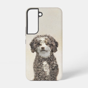 Funda Para Samsung Galaxy S22 Pintura de Perro de Agua Español - Arte de Perro O