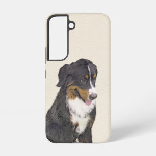 Funda Para Samsung Galaxy S22 Pintura de perro de montaña de Berna - Arte de per