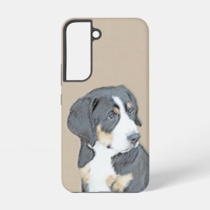 Funda Para Samsung Galaxy S22 Pintura de perro de montaña de Berna - Arte origin
