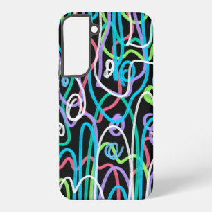 Funda Para Samsung Galaxy S22+ Pintura de resumen de neón