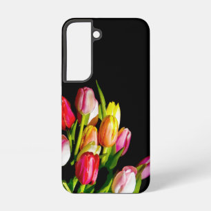Funda Para Samsung Galaxy S22 Pintura de Tulipán - Arte Floral Original