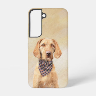Funda Para Samsung Galaxy S22 Pintura de Vizsla de pelo duro - Arte de perro ori