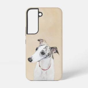 Funda Para Samsung Galaxy S22 Pintura de Whippet - Arte de Perro Original Lindo
