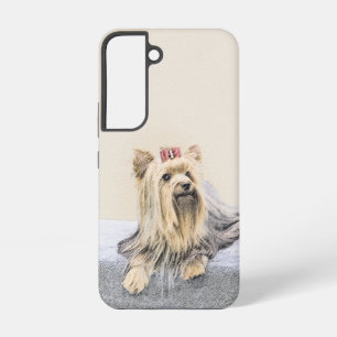 Funda Para Samsung Galaxy S22 Pintura de Yorkshire Terrier - Arte de perro origi