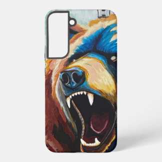 Funda Para Samsung Galaxy S22+ Pintura Grizzly - Arte de Vida Silvestre