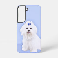 Pintura maltesa - Arte de perro original muy lindo