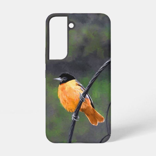 Funda Para Samsung Galaxy Pintura Oriole - Arte original de aves (Reverso )