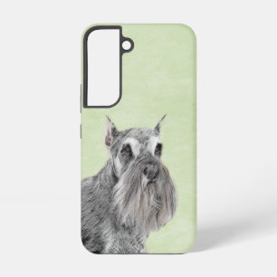 Funda Para Samsung Galaxy S22 Pintura Schnauzer (gigante, estándar) - Arte de pe