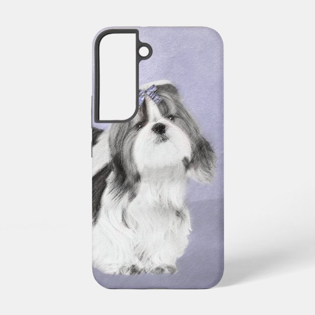 Funda Para Samsung Galaxy Pintura Shih Tzu - Arte Perro Original. (Reverso )