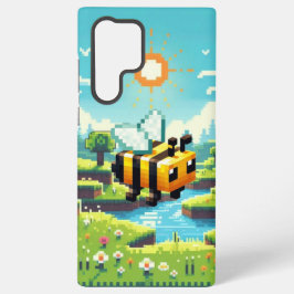 Funda Para Samsung Galaxy S22 Ultra Pixel Buzz: La Sunny Meadow Adventure
