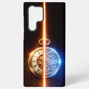 Funda Para Samsung Galaxy S22 Ultra Planos de reloj antiguo