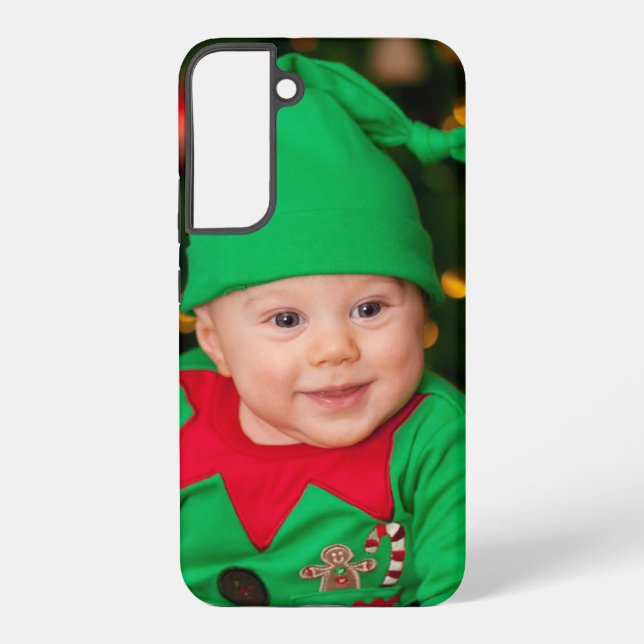 Funda Para Samsung Galaxy Plantilla de fotografía completa personalizado Sim (Reverso )