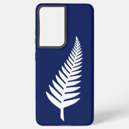 Funda Para Samsung Galaxy S21 Ultra Plata Fern de Nueva Zelanda