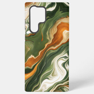 Funda Para Samsung Galaxy S22 Ultra Plata y Morado Swirl