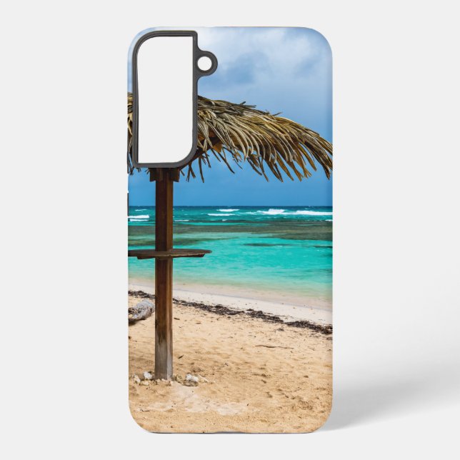 Funda Para Samsung Galaxy Playa de Anse des Rochers (Reverso )