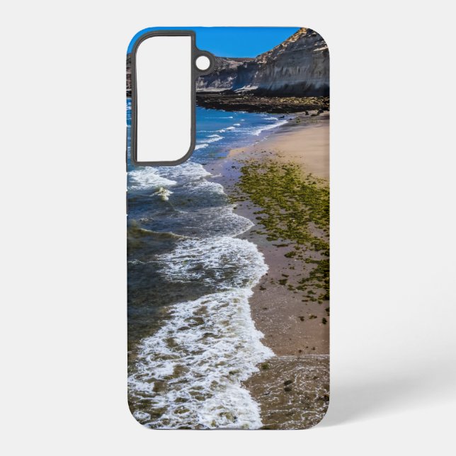Funda Para Samsung Galaxy Playa de Puerto Piramides, Argentina (Reverso )
