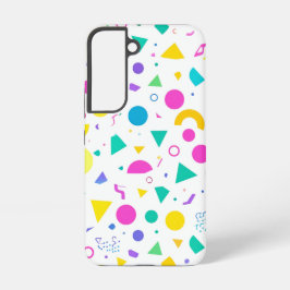 Funda Para Samsung Galaxy S22 Playful Neon Memphis Geometric Retro Pattern