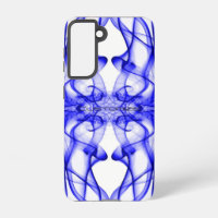 Plumas de Personalizado de Humo Azul sobre blanco