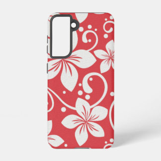 Funda Para Samsung Galaxy S21 Plumeria Swirl Red